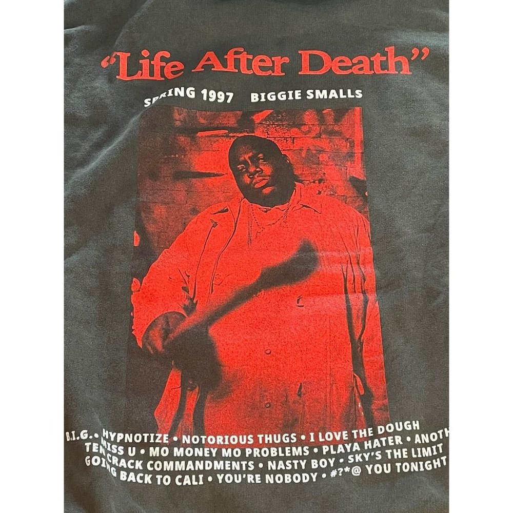 The Notorious B. I. G. Life Hoodie Size S - image 6